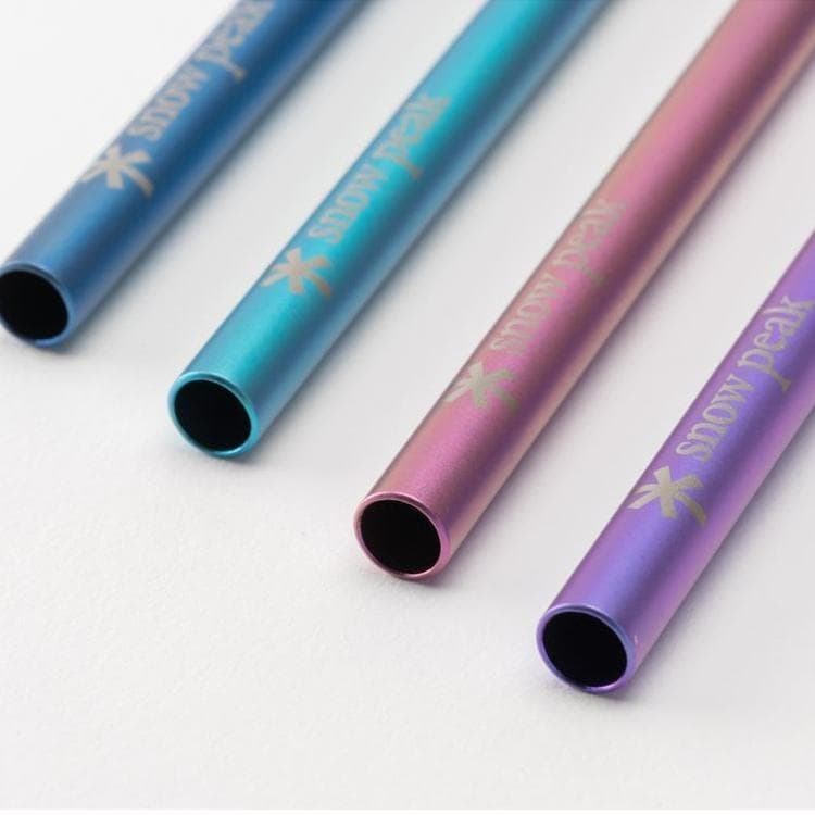 新品未開封☆スノーピーク 雪峰祭 限定 チタンストロー 4本セット