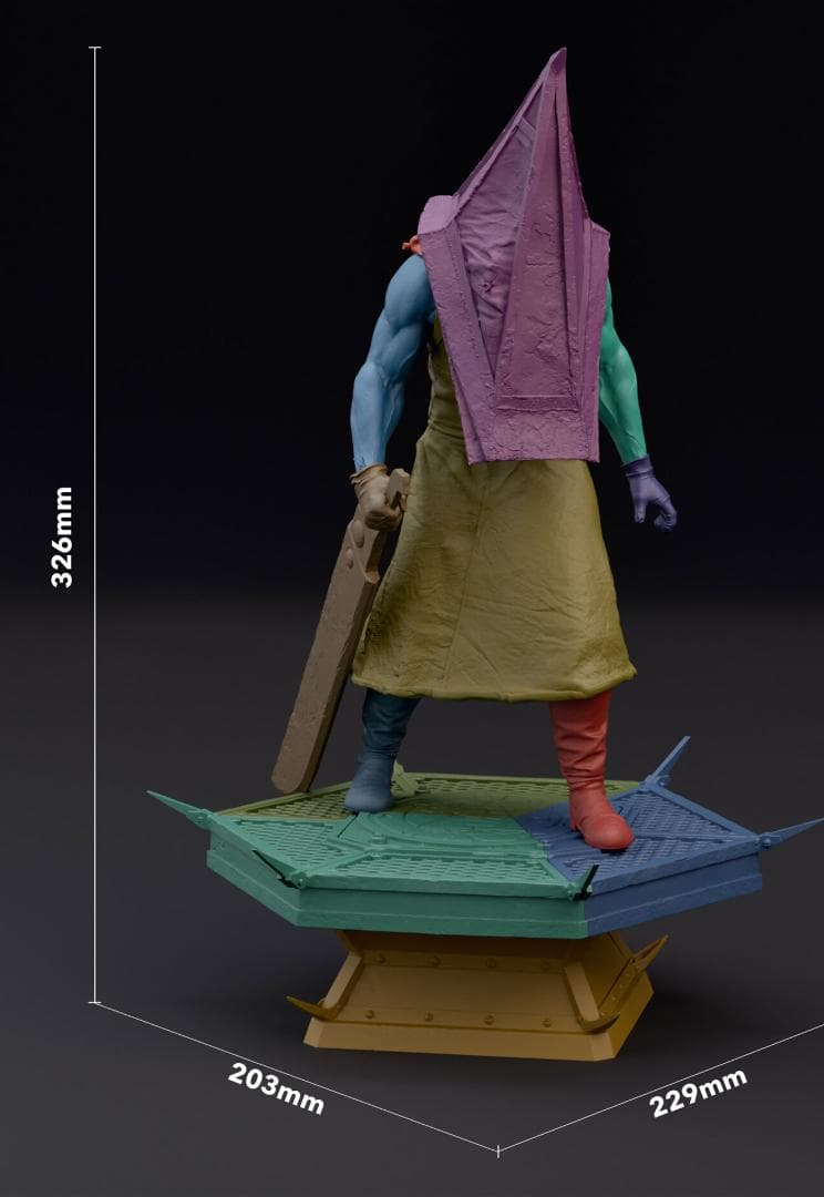 1/8 未塗装未組立 フィギュア ガレージキット 三角頭 サイレントヒル