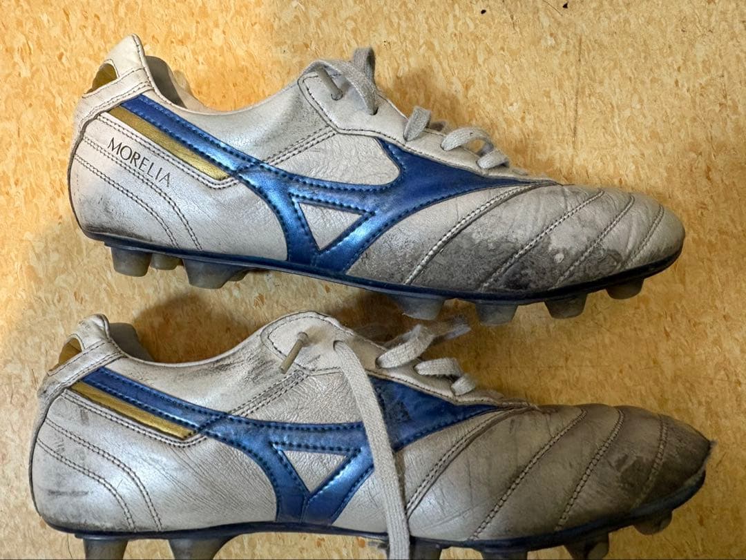 Mizuno Morelia サッカーシューズ グレー/ブルー