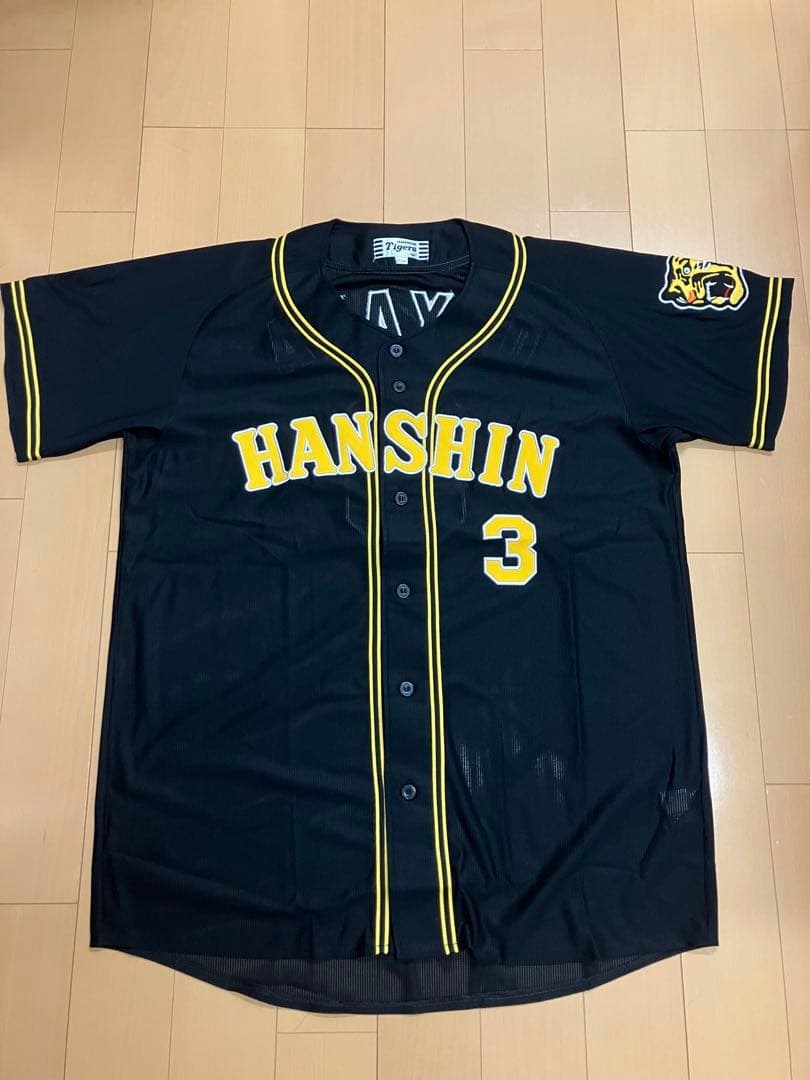 大山悠輔　ユニフォーム　阪神タイガース　当時　復刻　黒　ブラック　レプリカ