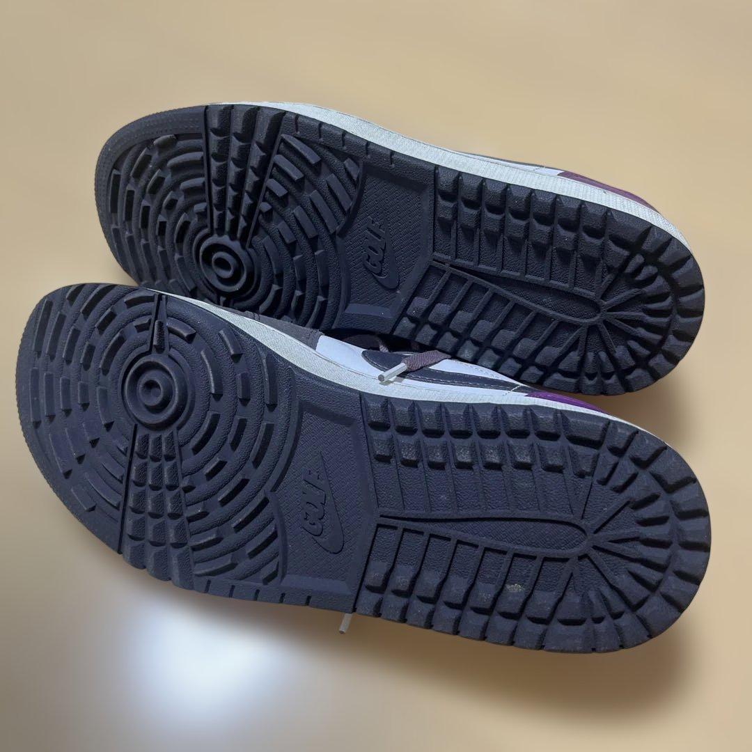 Nike Air Jordan 1 Golf パープル/グレー２８㎝　1度使用
