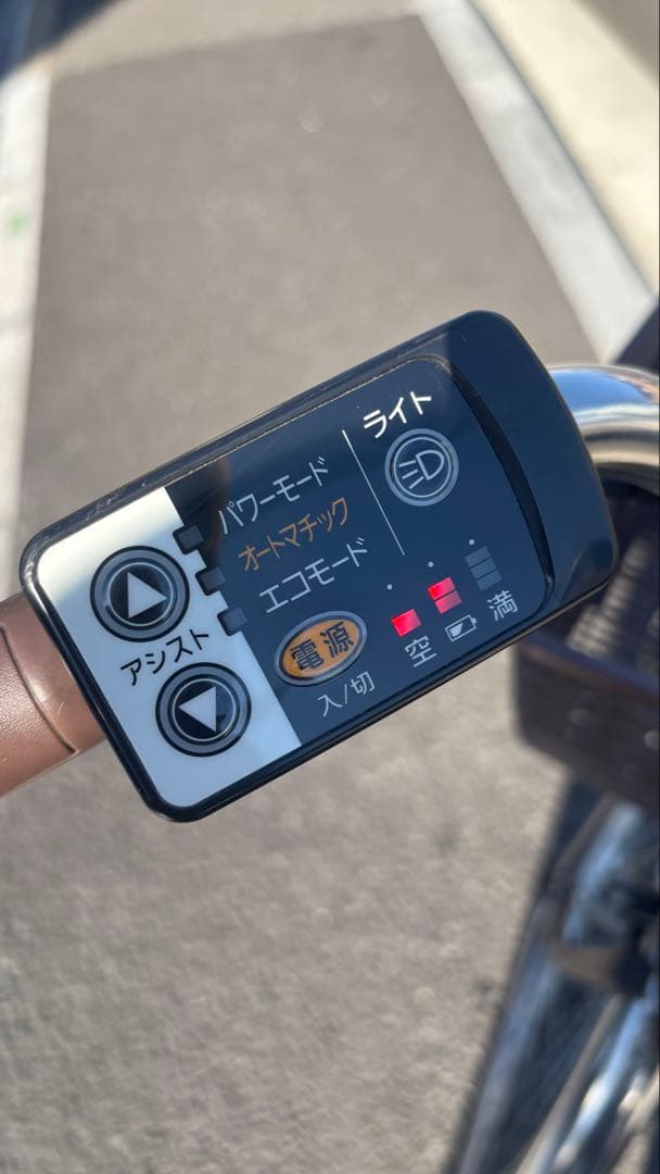 Panasonic 電動アシスト自転車 ブラウン 2バスケット