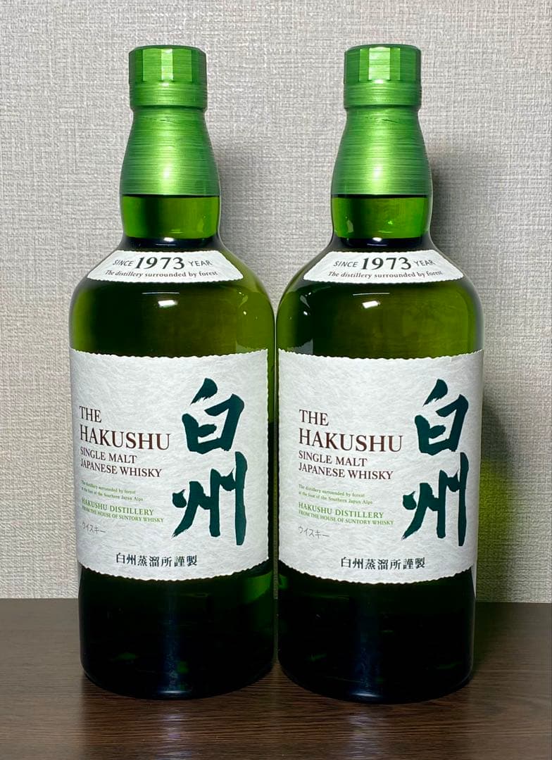 白州 シングルモルトウイスキー 700ml 43% ノンビンテージ　2本