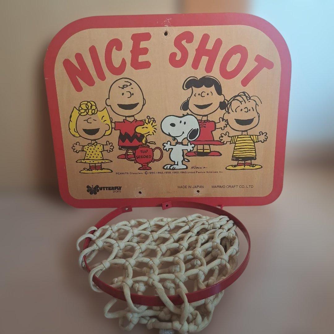 PEANUTS バスケットボールゴール　ビンテージスヌーピー　コレクターグッズ