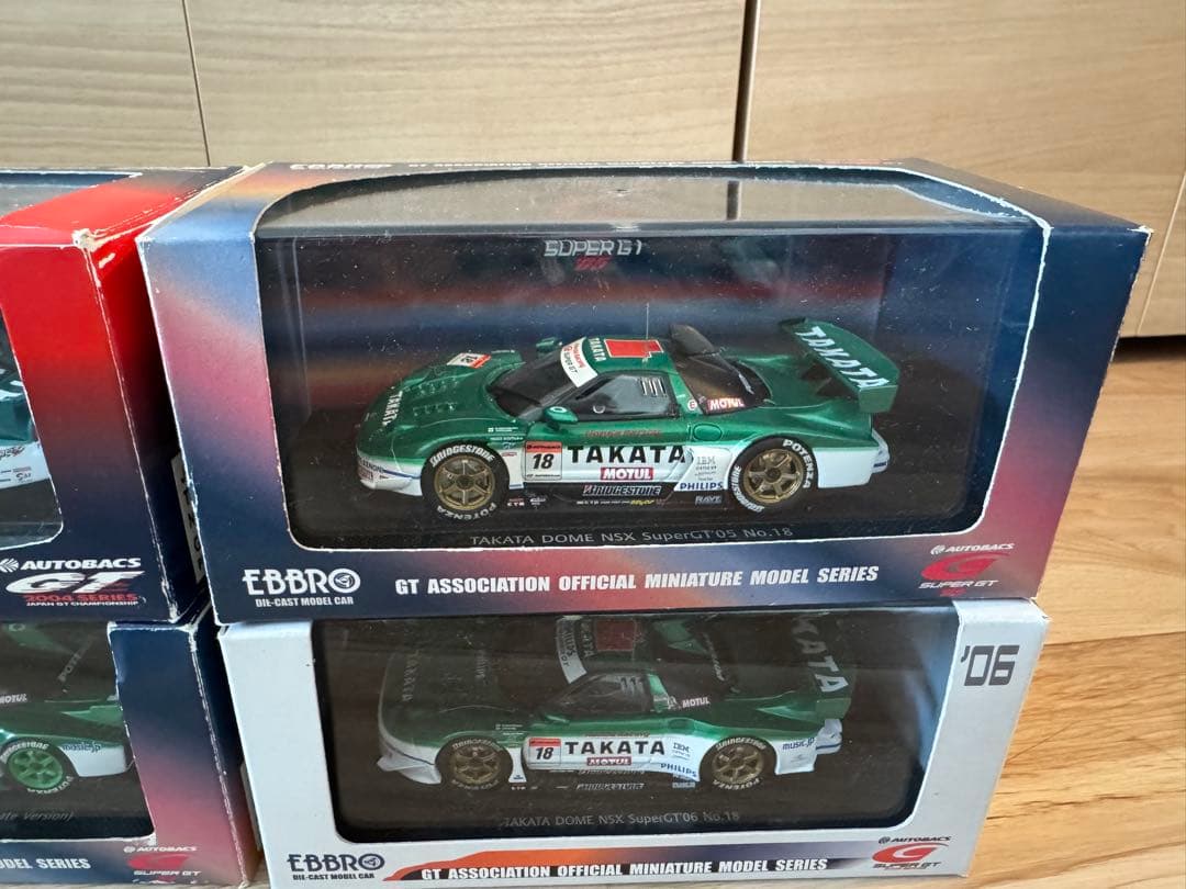 EBBROTAKATADOME NSX 1/43 6台セット　2003〜2006