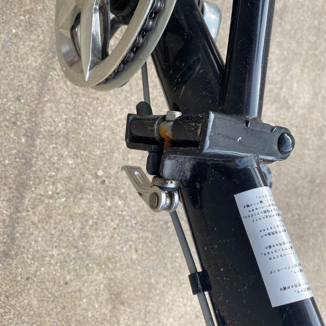 折りたたみ自転車 Shimano 6段変速 黒
