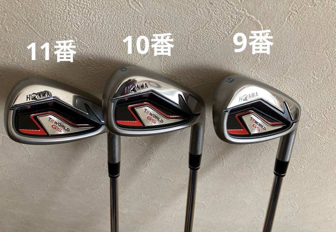 【お買い得:美品】本間ゴルフ　GSアイアン（11番〜5番）7本＋（おまけ付き）