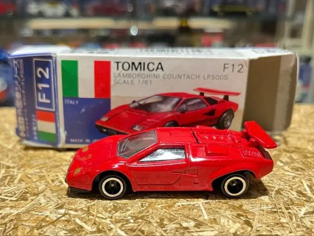 トミカ 日本製 青箱 F12 ランボルギーニ カウンタック LP500S