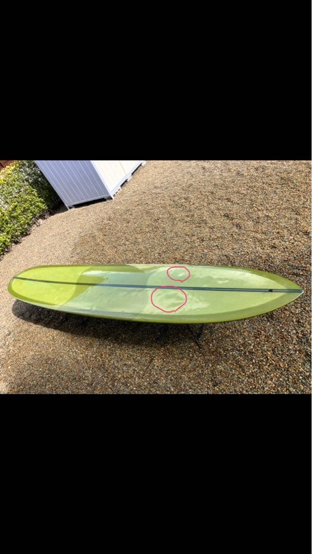 mumutaroCreamクリームファットキャット　9'8 剥離シーコング