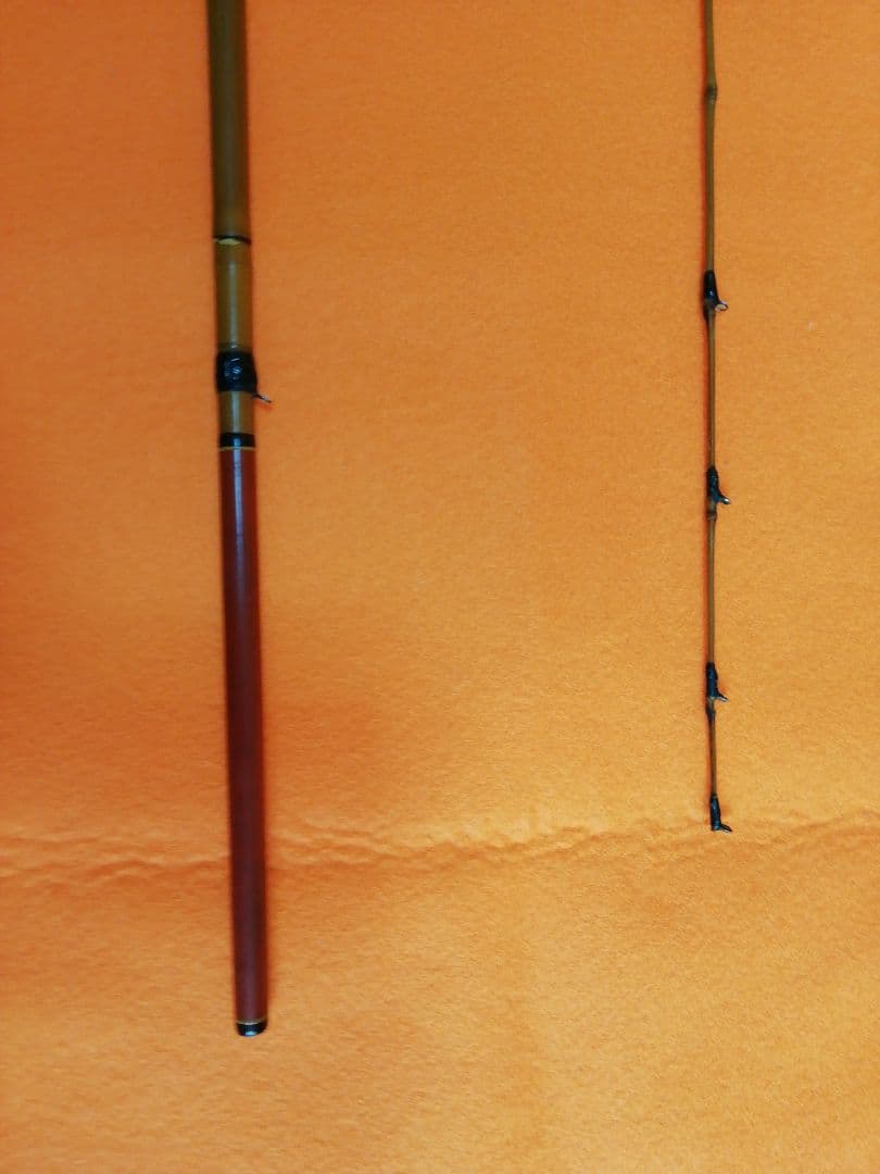 和竿　ハゼ竿　竹竿　2.5m ほぼ未使用品