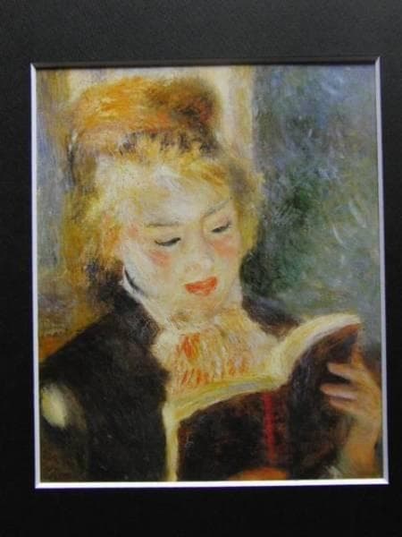 ルノワール、ヴォワザンの村の入口、希少画集画、新品額装付