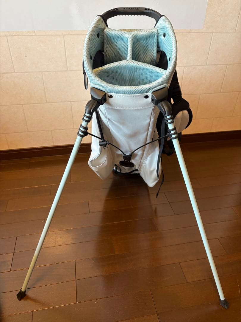 Titleist スタンド式ゴルフバッグ ホワイト×ライトブルー