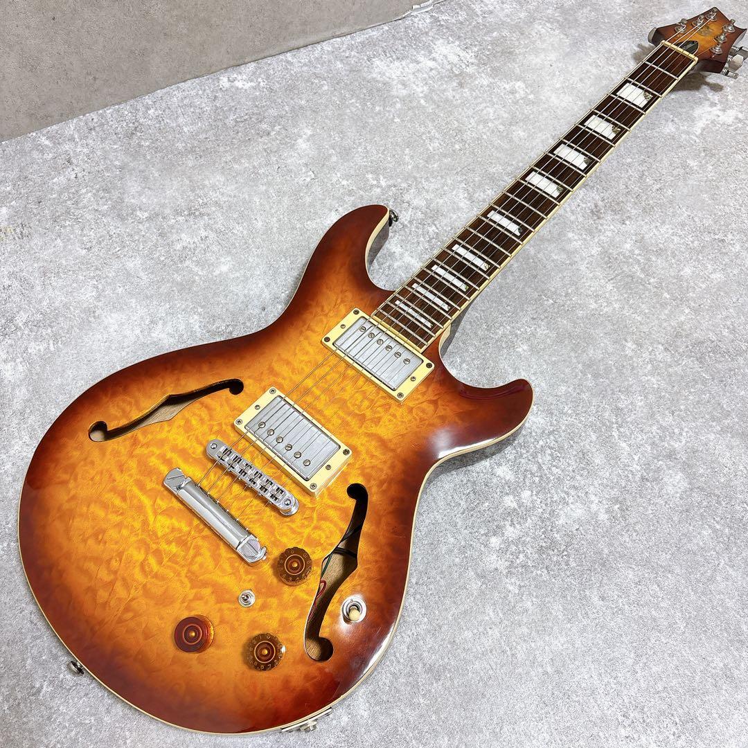 Cort M-Custom コルト カスタム フルアコ キルトトップ ギター