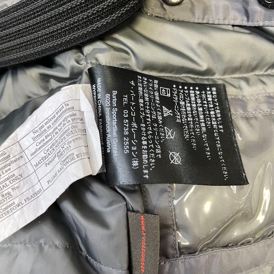 極美品　バートン　AK ダウンジャケット　スノーボードジャケット　ゴアテックス