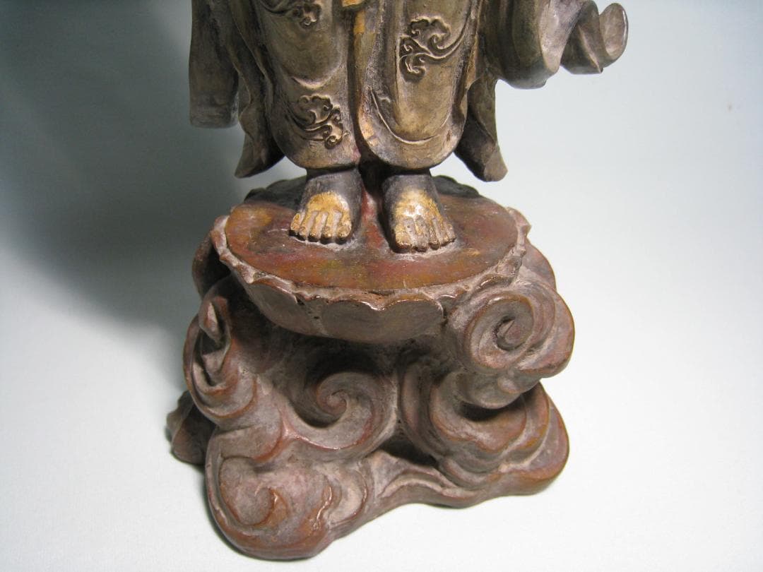 音声菩薩像 　喜多敏勝 ブロンズ製　　天上の音色