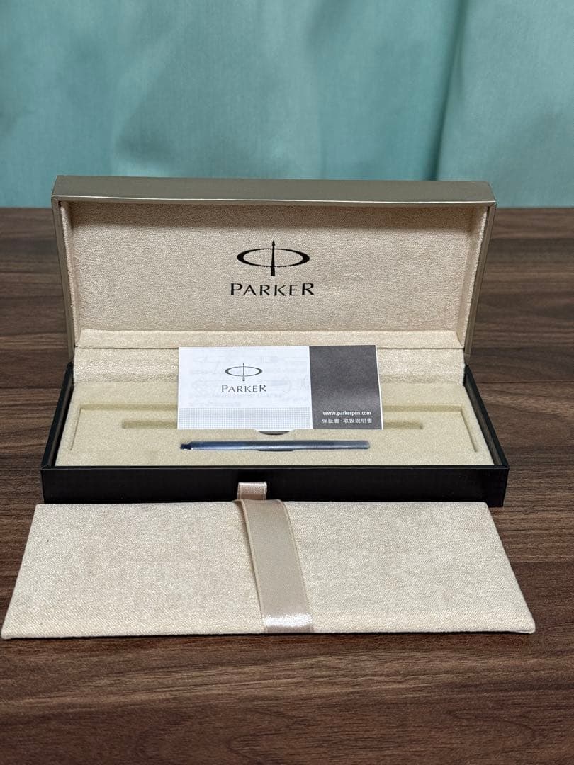 パーカー K18万年筆 ソネット F (細字) ボトルインク付き