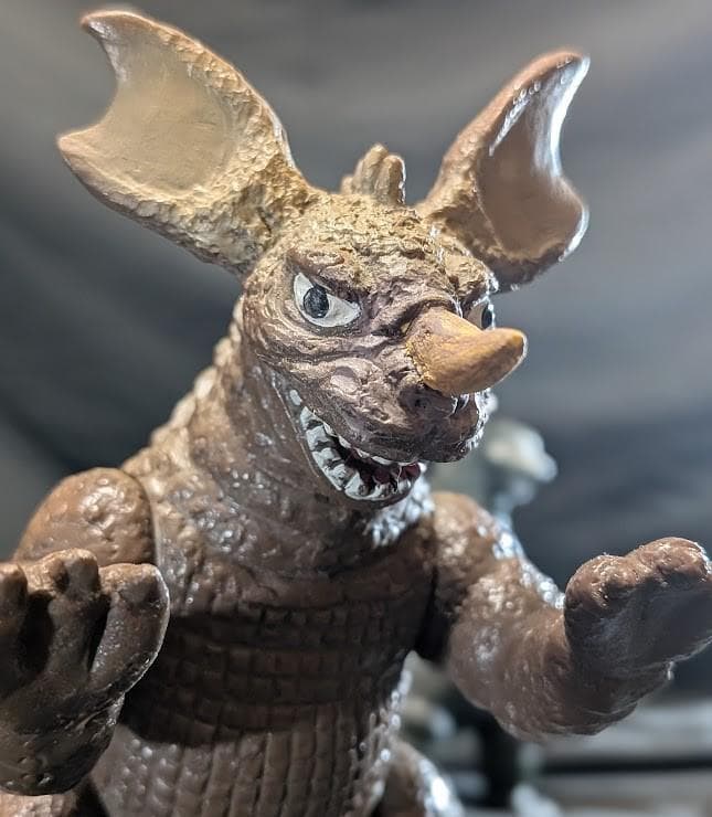 昭和ゴジラ＆アンギラス＆バラゴン（ヤマカツ）ソフビフィギュア３体セット