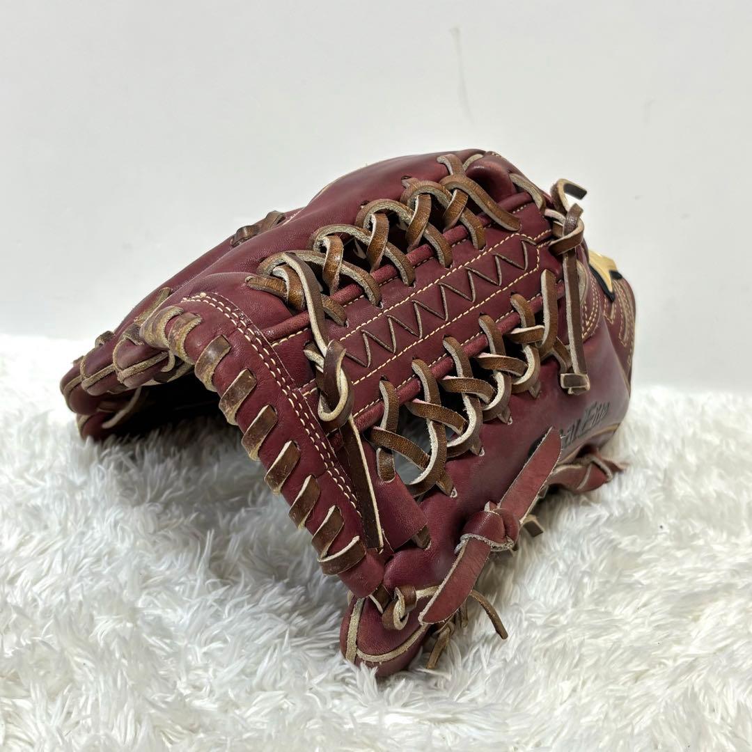 【美品】 ミズノ グローバルエリート QMLINE 左投げ 外野 良型 大人気