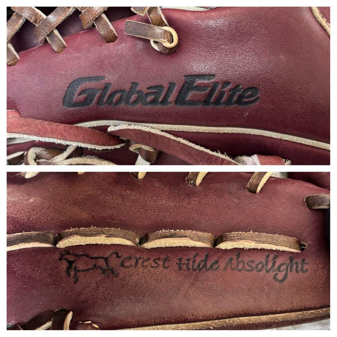 【美品】 ミズノ グローバルエリート QMLINE 左投げ 外野 良型 大人気