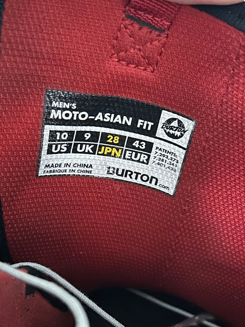 【Burton】スノーブーツ　メンズ28cm 訳あり