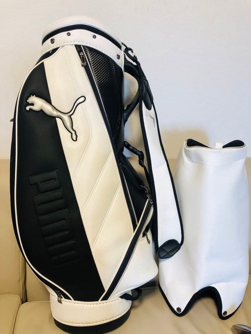 【送料込み】廃盤希少　PUMA プーマ キャディバッグ　ゴルフバッグ