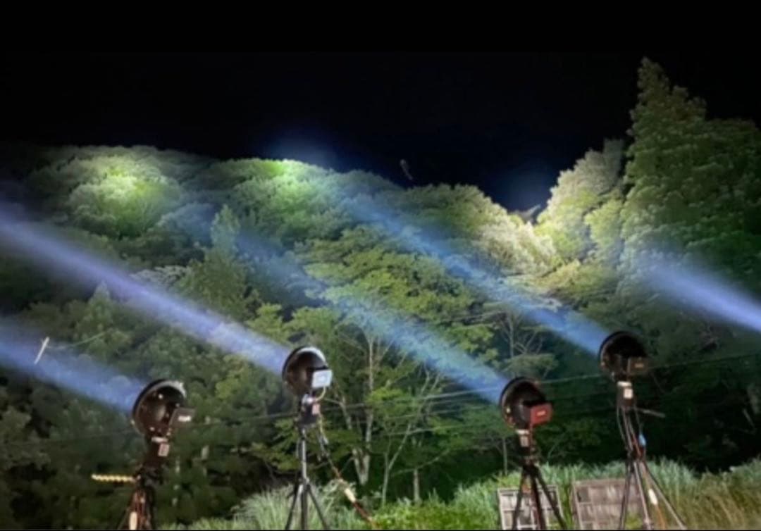 爆光 新品 強力 HID7インチ 115W 紫外線強化バルブ 灯火採集