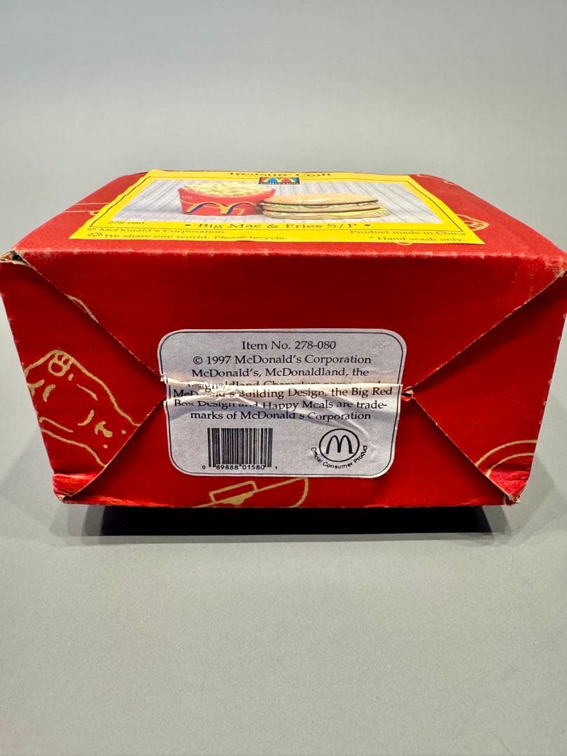 ✳︎希少✳︎ マクドナルド ビッグマック フライドポテト 1997 陶器 置物 新品