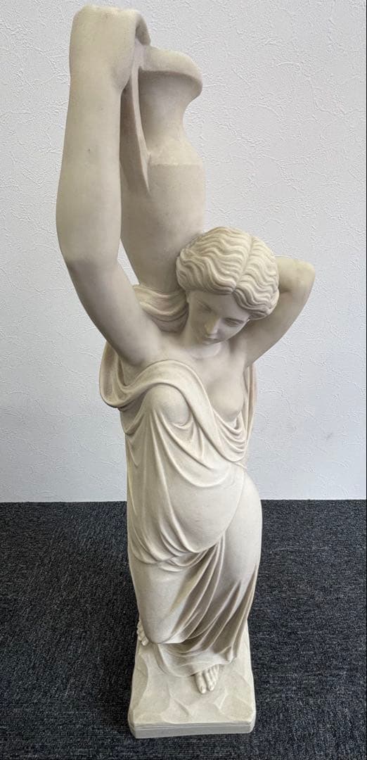 【特大 希少】 水を汲む乙女像 ヴィーナス像 石膏像 約95cm