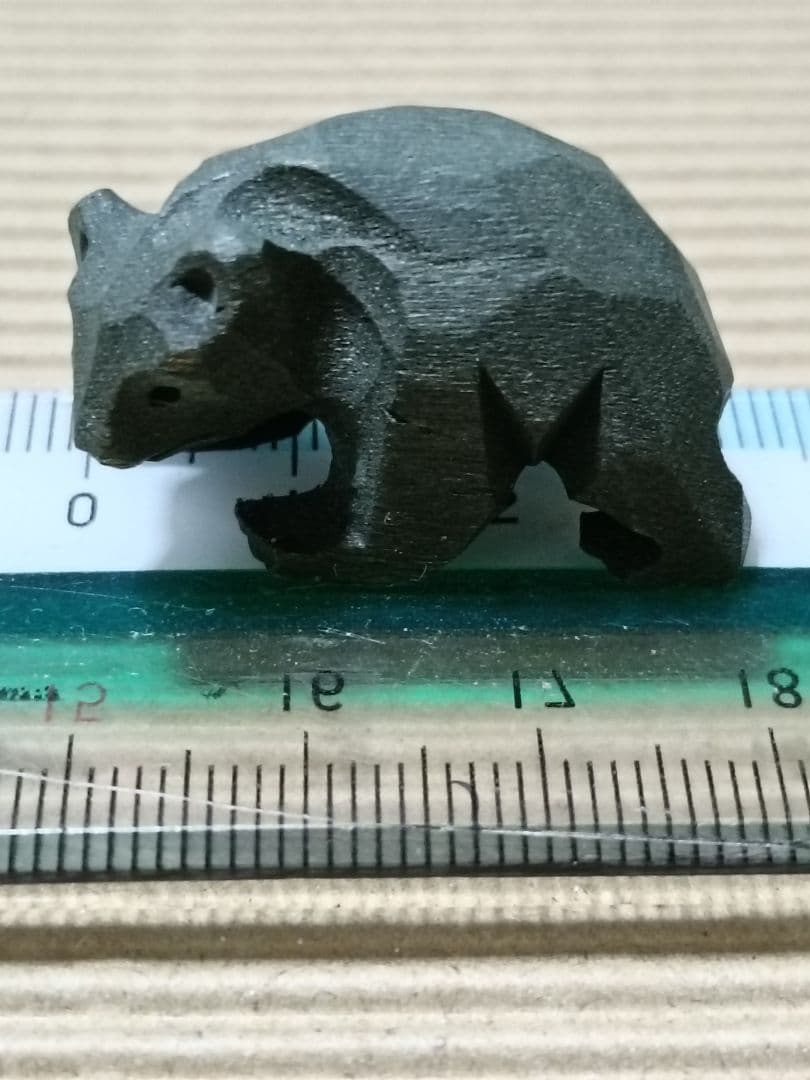 レトロ 極小 超ミニ 木彫熊 6点 希少 豆熊 激安