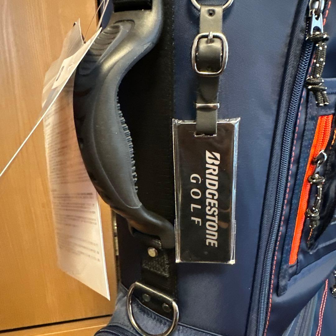 新品未使用ブリヂストン ゴルフキャディバッグ ネイビー　 2025年　3月発売