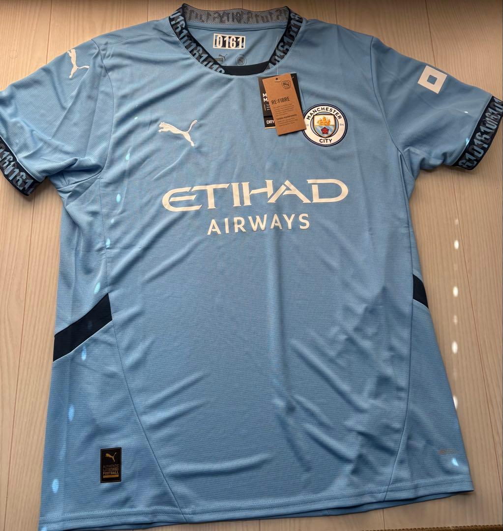 【新品タグ付】マンチェスターシティ 24/25 ホーム オーセンティック L