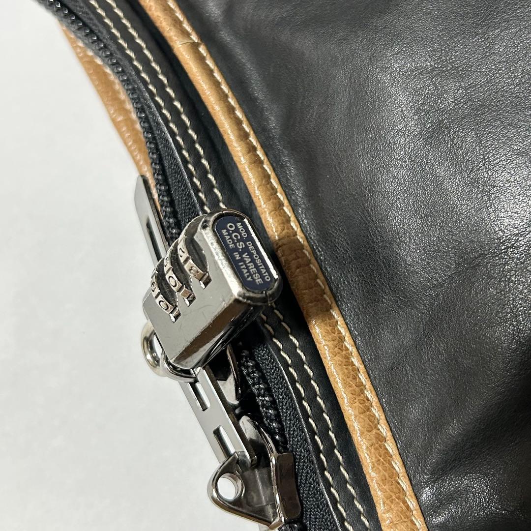 ロエベ メンズ アナグラム ロゴ型押しレザー ガーメントケース ビジネス