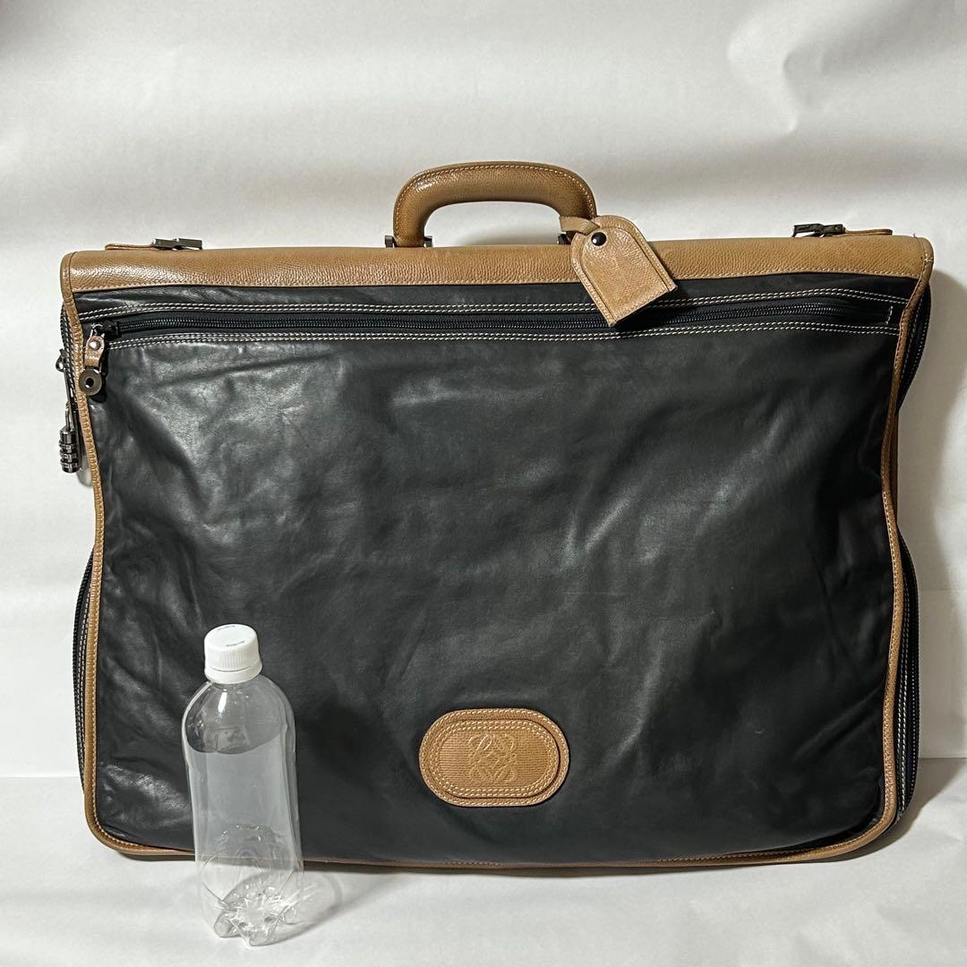 ロエベ メンズ アナグラム ロゴ型押しレザー ガーメントケース ビジネス