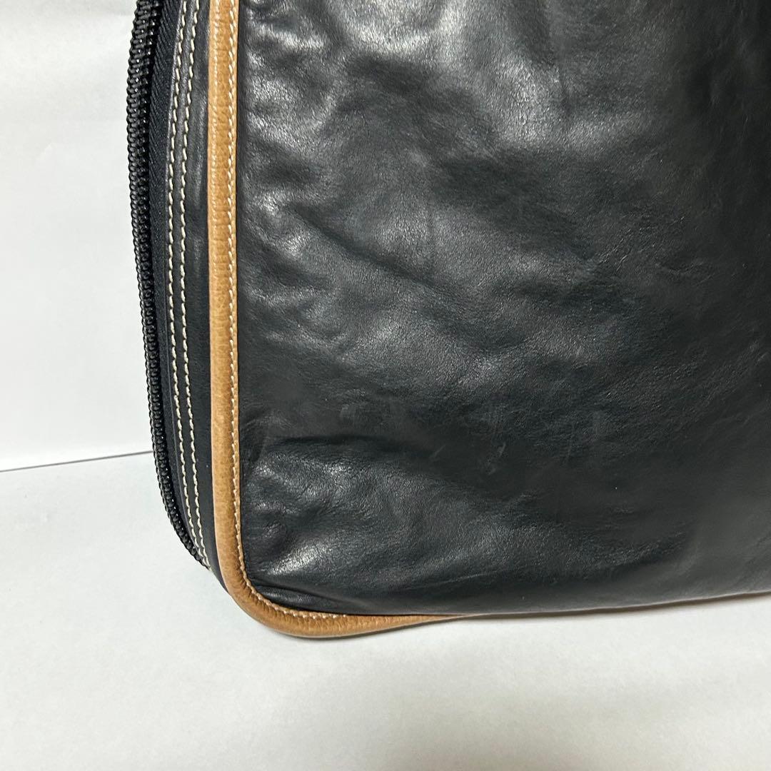 ロエベ メンズ アナグラム ロゴ型押しレザー ガーメントケース ビジネス