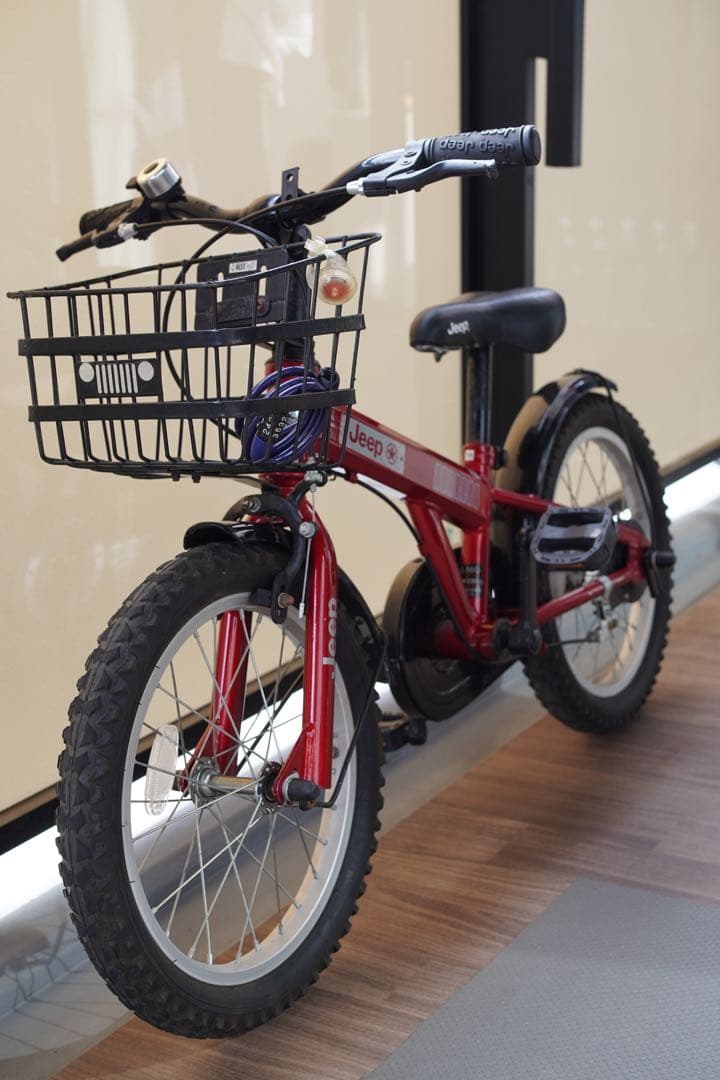 【福岡市引取限定】Jeep (ジープ) 子供用自転車 [16]インチ 赤