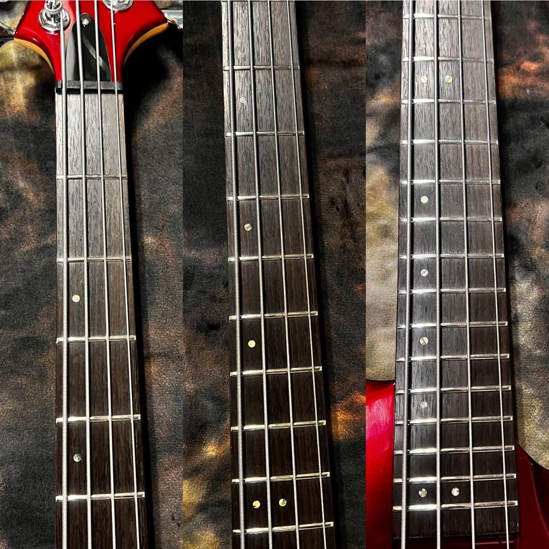 グラスルーツ フォレスト エレキベース メタリックレッド 管AH