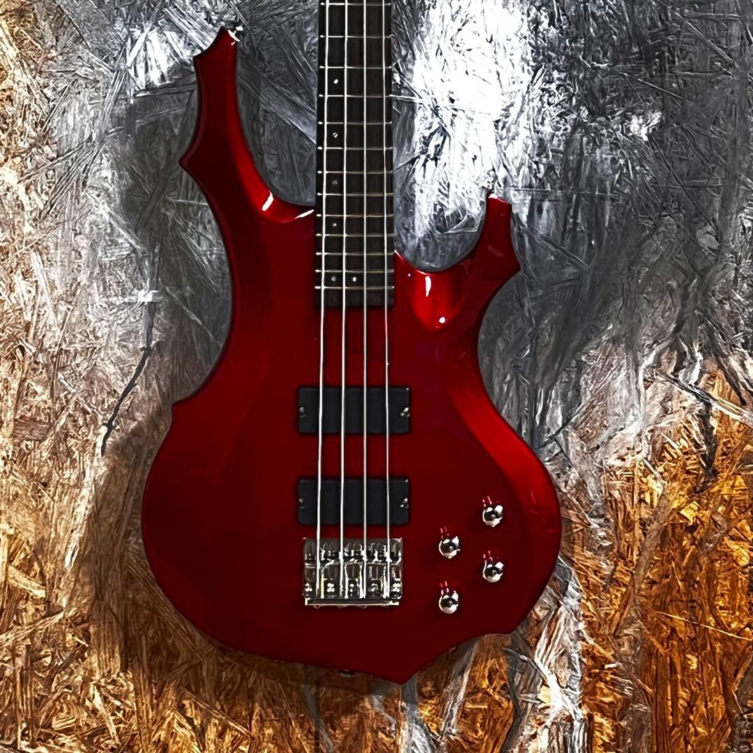 グラスルーツ フォレスト エレキベース メタリックレッド 管AH