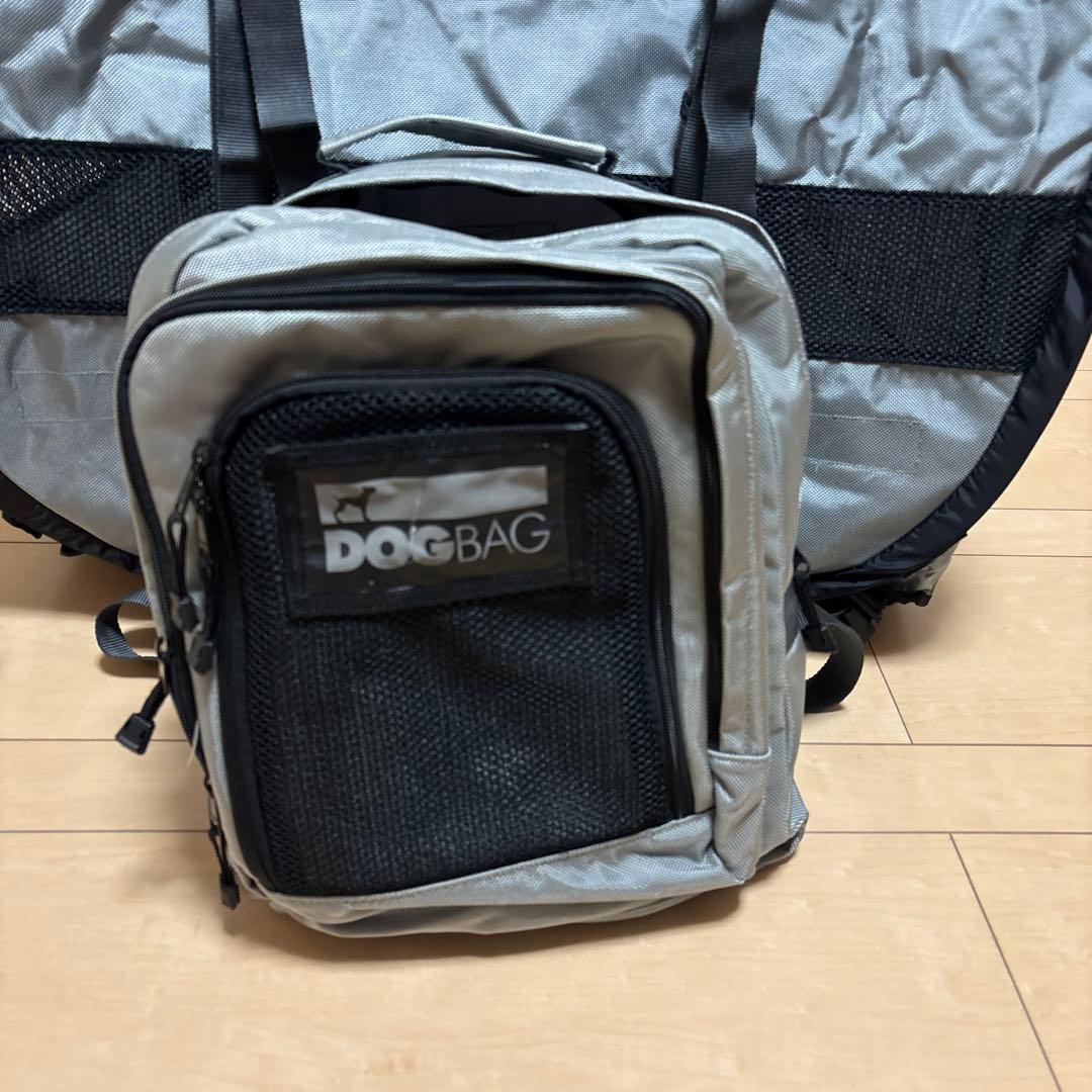 DOGBAG ブラック メッシュキャリーバッグ
