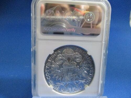 オーストリア マリアテレジア・ターラー銀貨☆リストライク（再鋳貨）／未使用／