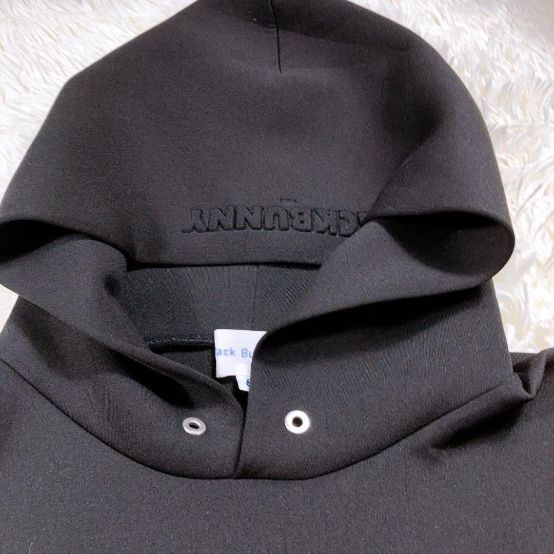 2024年★ジャックバニー　パーカー　プルオーバー　ゴルフ　6 大きめ　美品　黒