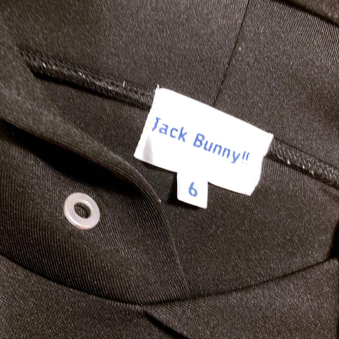 2024年★ジャックバニー　パーカー　プルオーバー　ゴルフ　6 大きめ　美品　黒