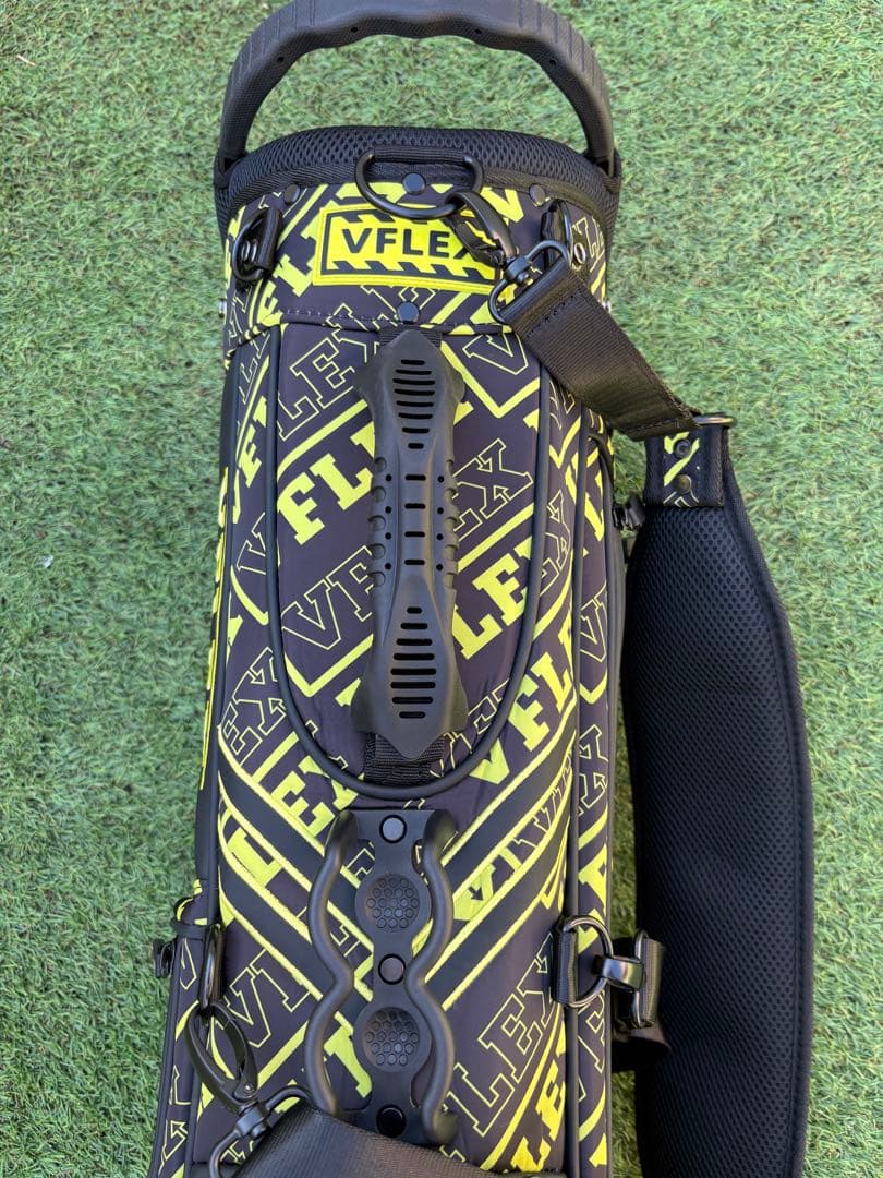 Ｖフレックス　スタンド　キャディバッグ　ゴルフバッグ　新品　ブラック　イエロー