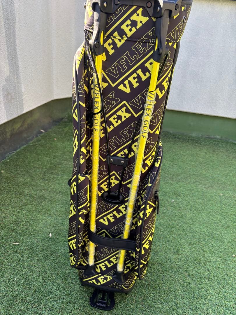 Ｖフレックス　スタンド　キャディバッグ　ゴルフバッグ　新品　ブラック　イエロー