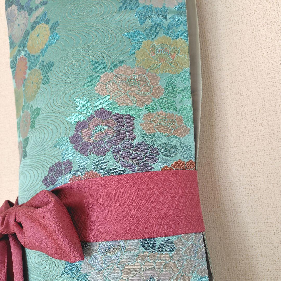 お琴カバー【澄】着物帯 ゆたん油単ハンドメイド 和楽器 袋帯 山田流生田流