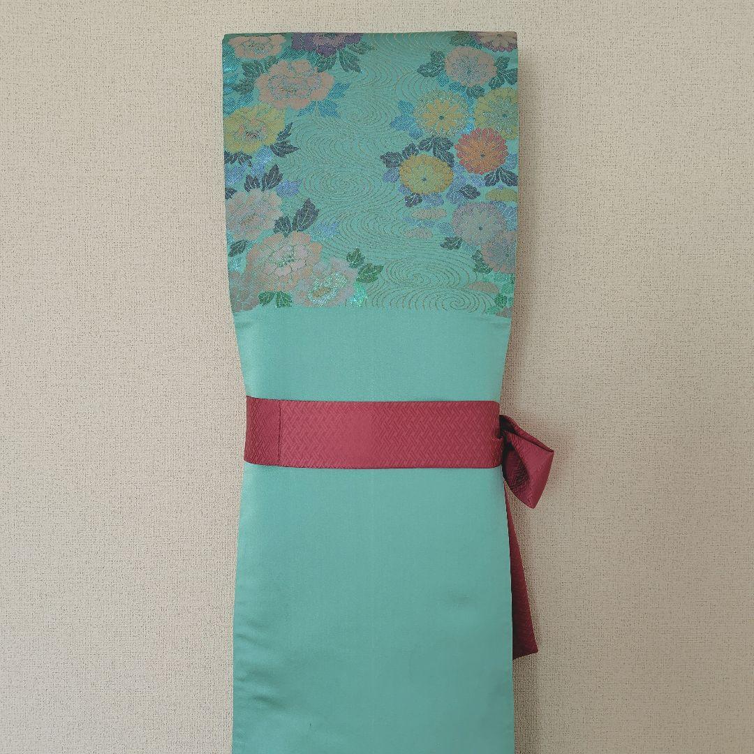お琴カバー【澄】着物帯 ゆたん油単ハンドメイド 和楽器 袋帯 山田流生田流