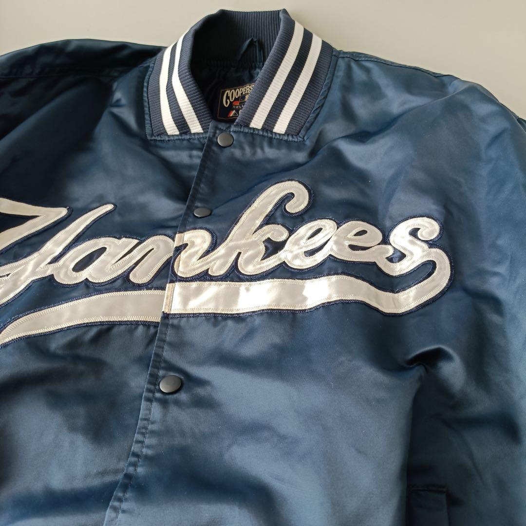 ヤンキース　スタジャンジャケット　ネイビー