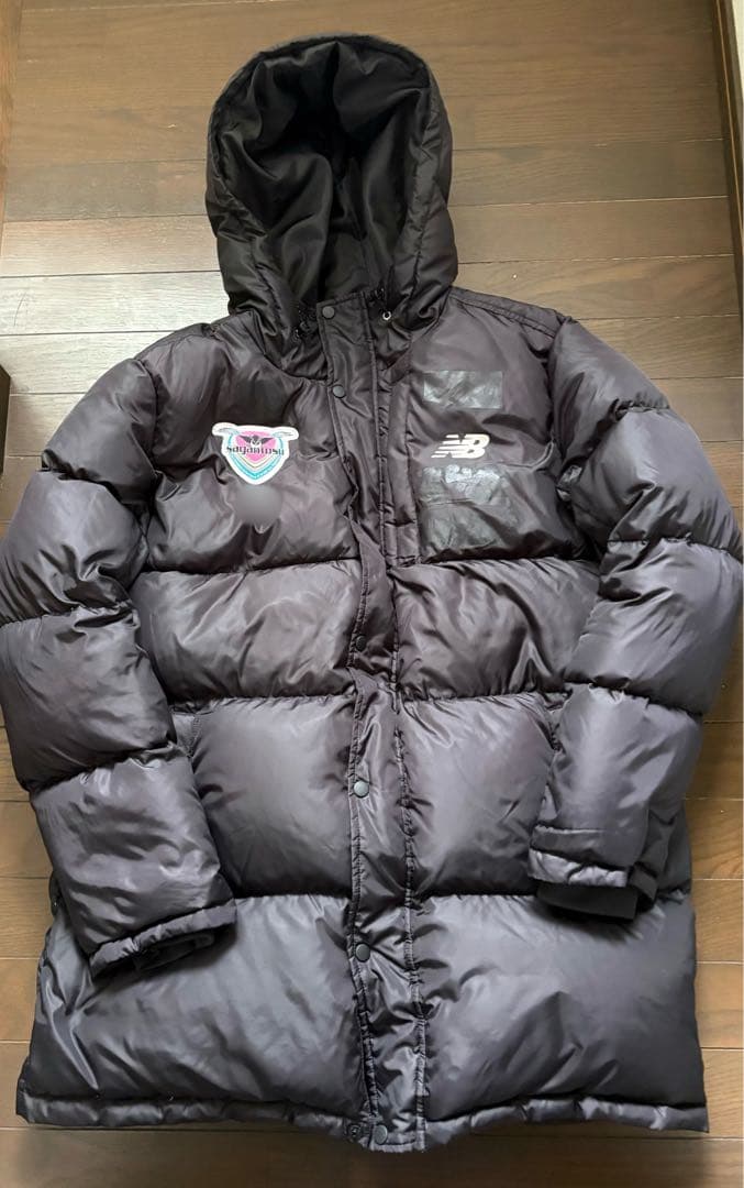 サガン鳥栖　黒ハーフダウンジャケット　ニューバランス　トップチーム　NB