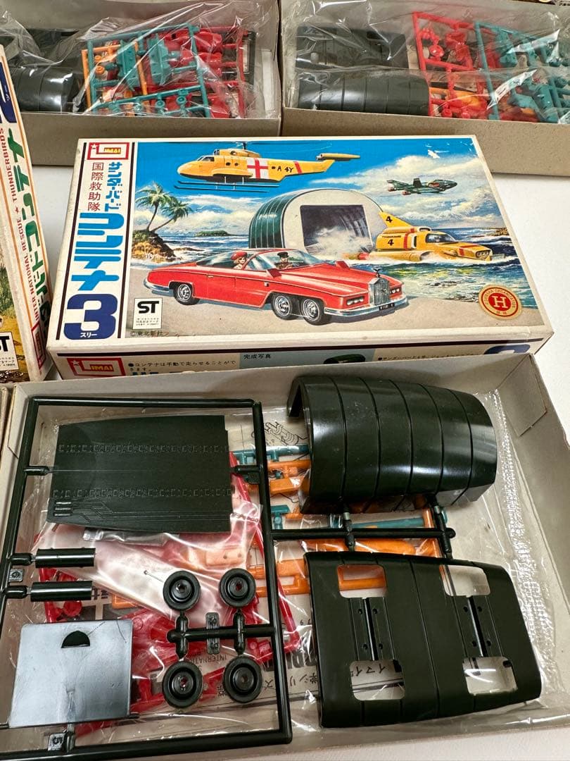 【未組立】プラモデル イマイ サンダーバード２号・コンテナセット　※78