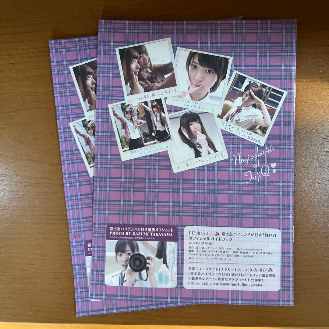 乃木坂46 生田絵梨花 富士急イベ配布パンフレット 生田絵梨花 未直筆サイン