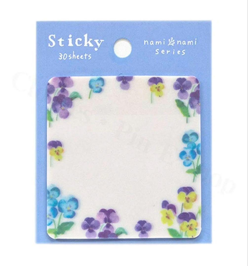 【新品】トレーシングペーパー　付箋　パンジー